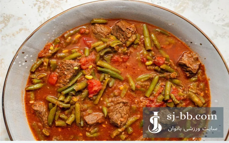 خوراک لوبیا سبز یا راگو