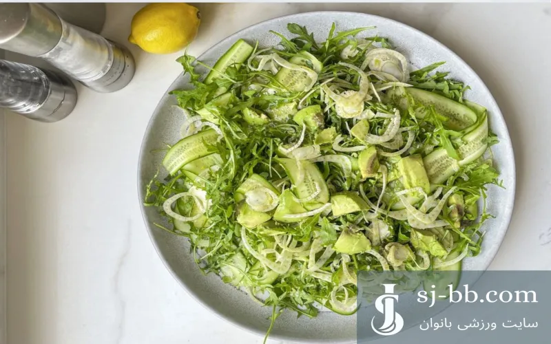سالاد کرفس و خیار