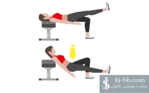 تقویت عضلات باسن با تمرین هیپ تراست تک پا