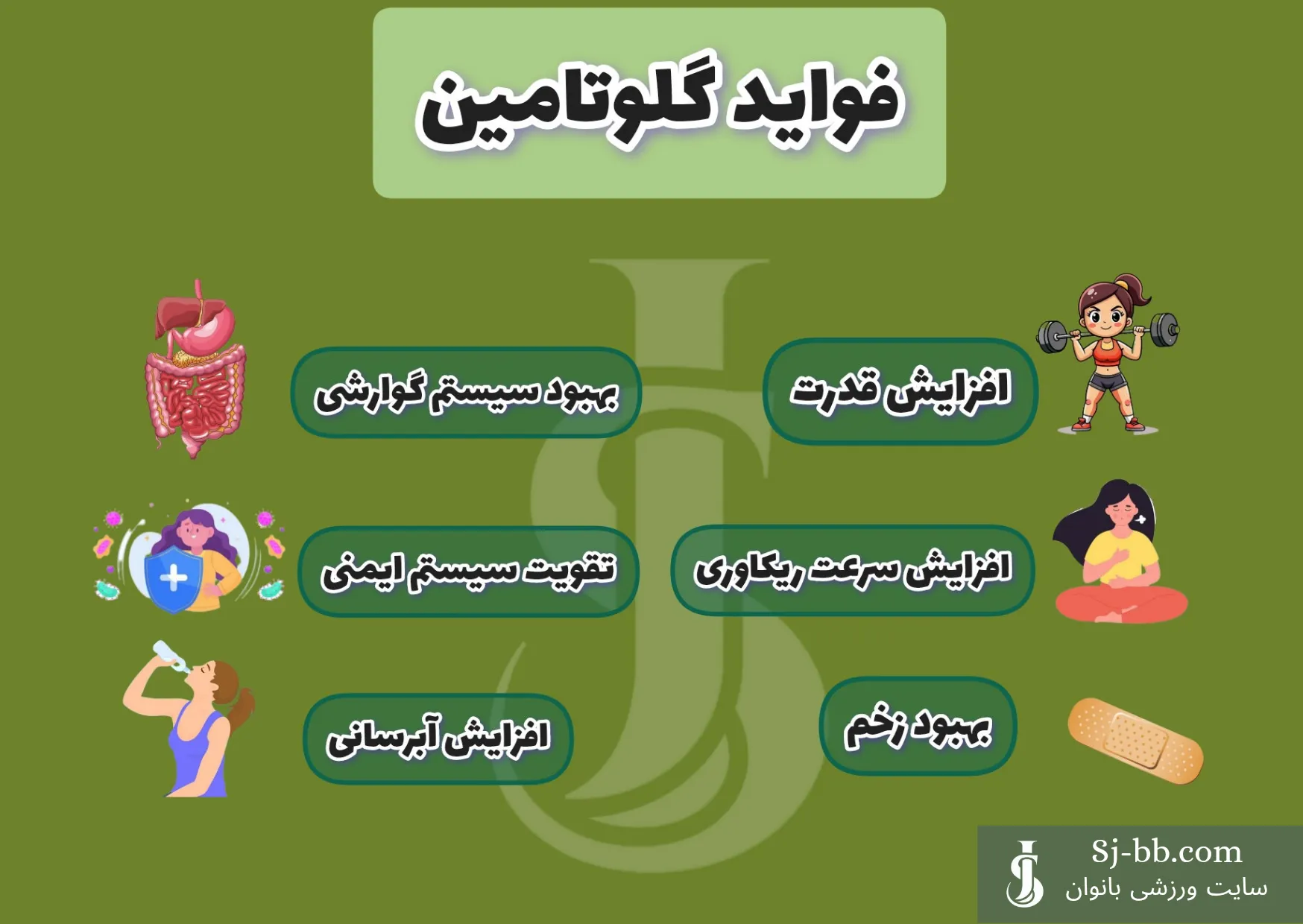 فواید گلوتامین