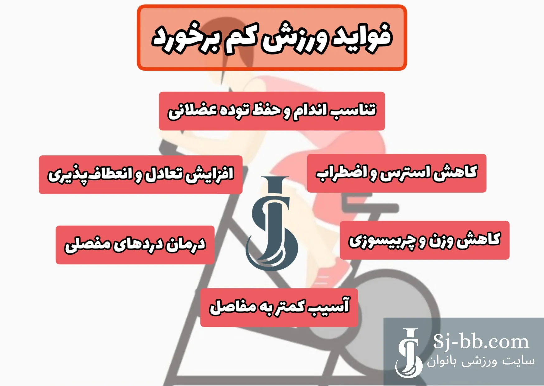 فواید ورزش کم برخورد