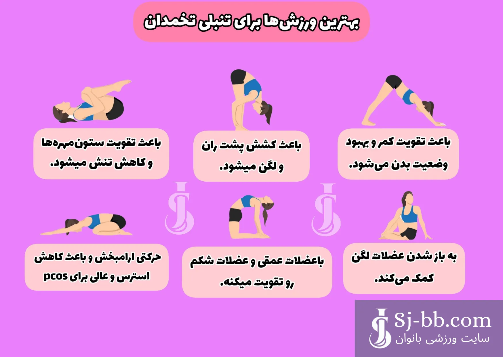 بهترین ورزش‌ها برای تنبلی تحمدان