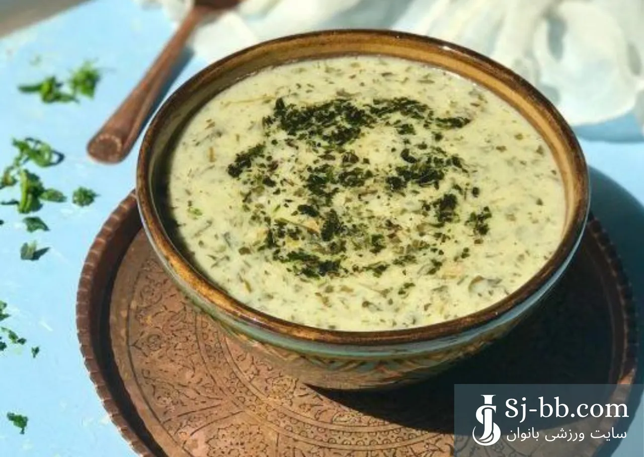 آش دوغ رژیمی