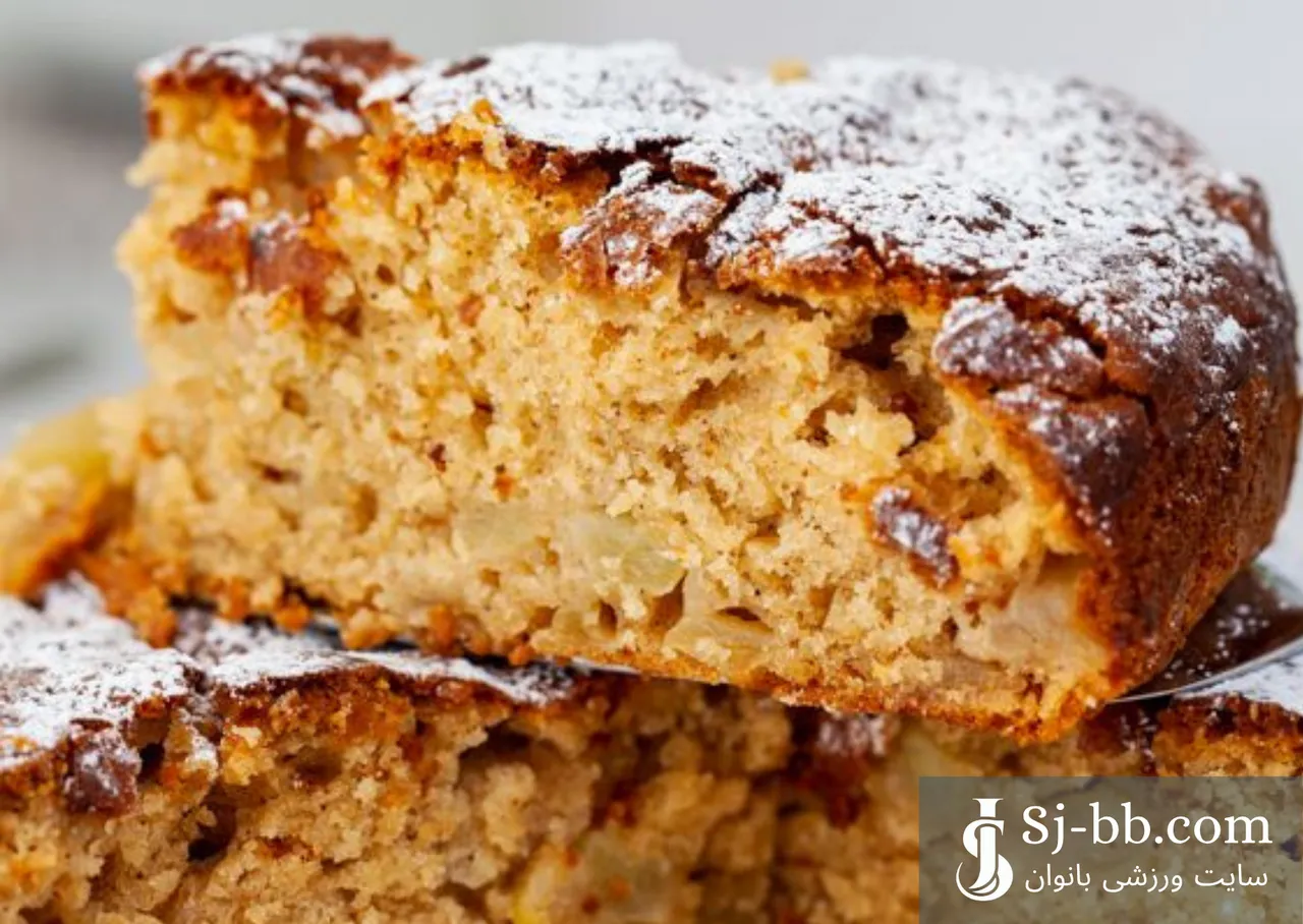 کیک پروتئینی با جو دوسر