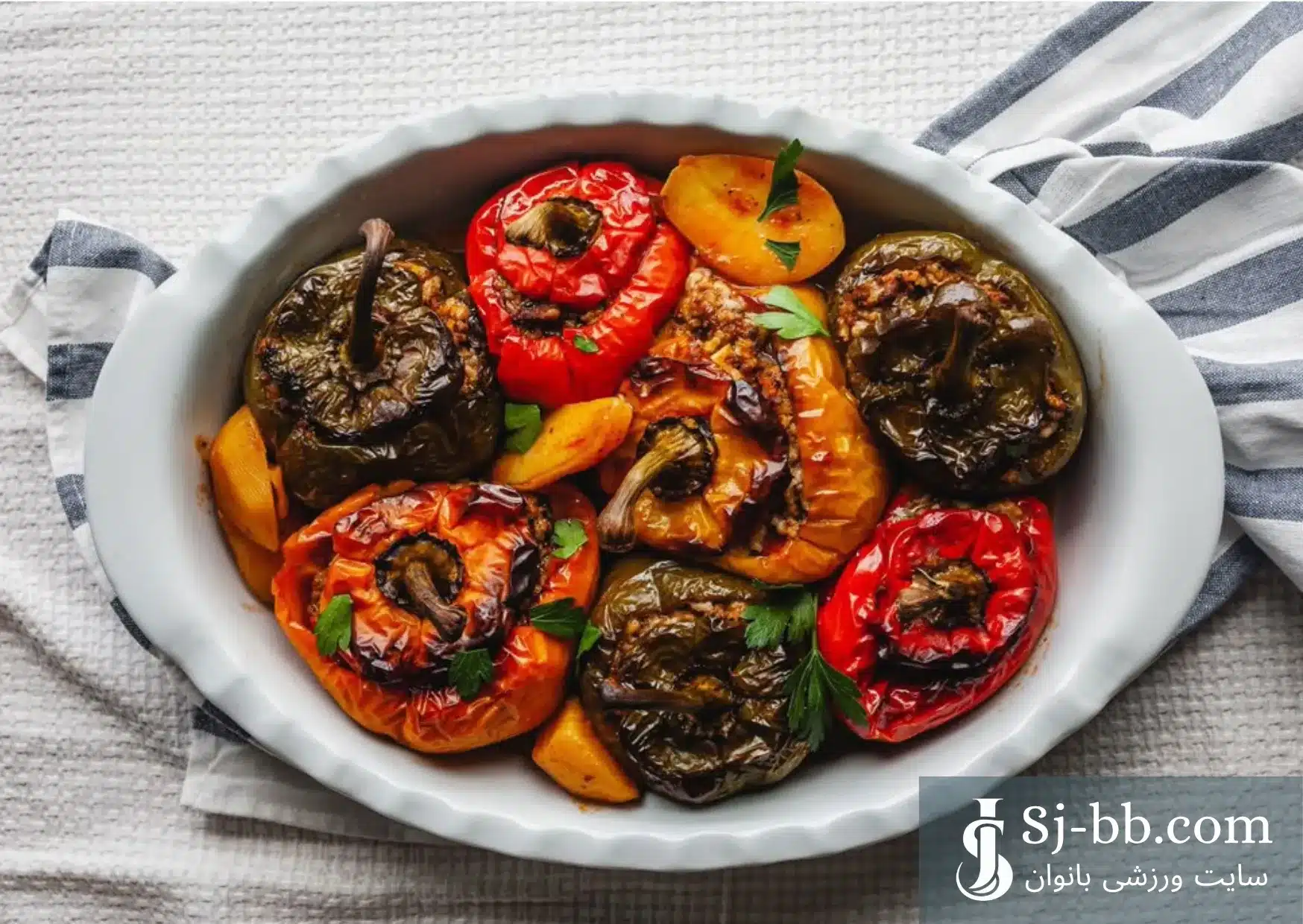 دلمه رژیمی با کینوا