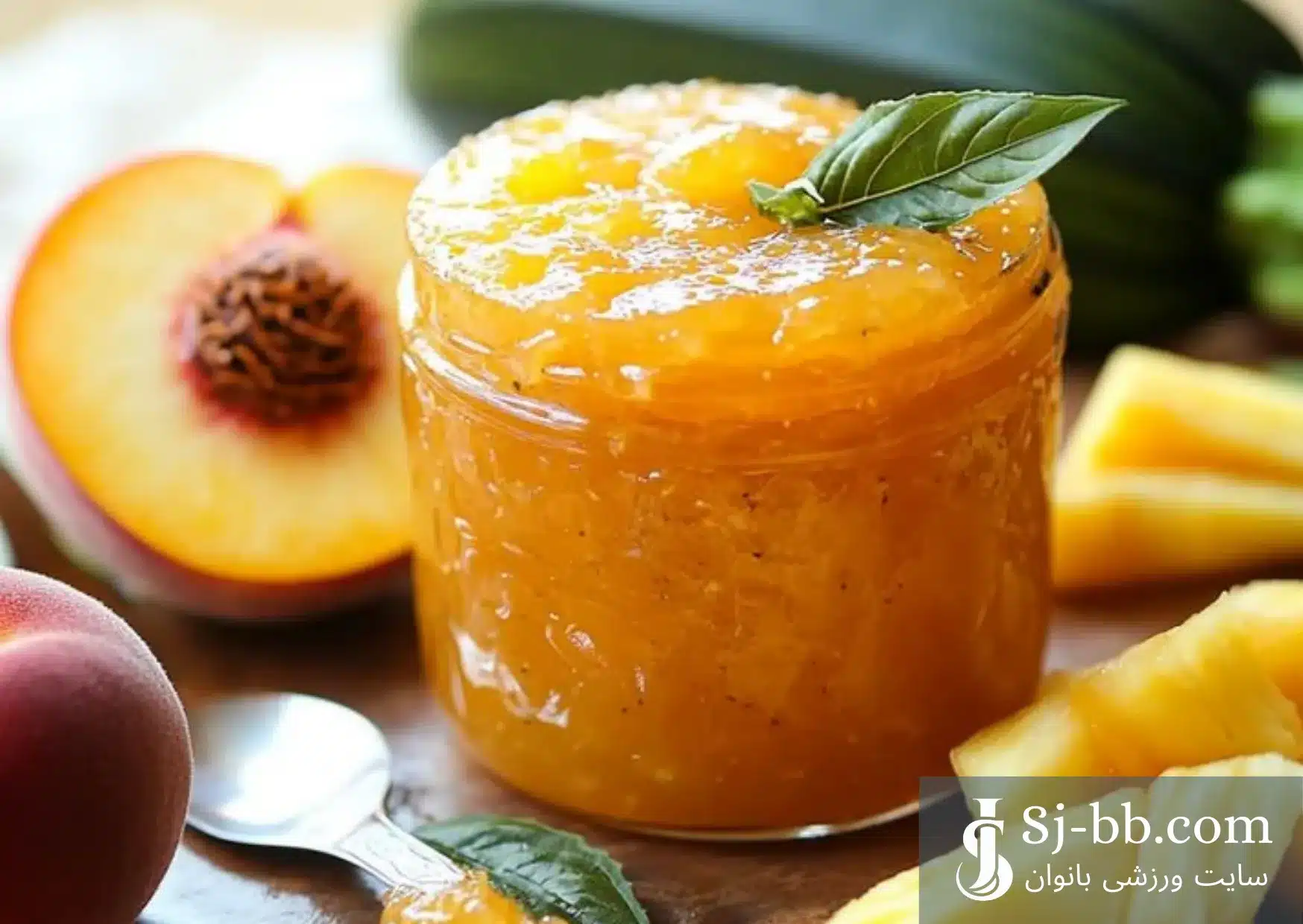 مربا هلو رژیمی