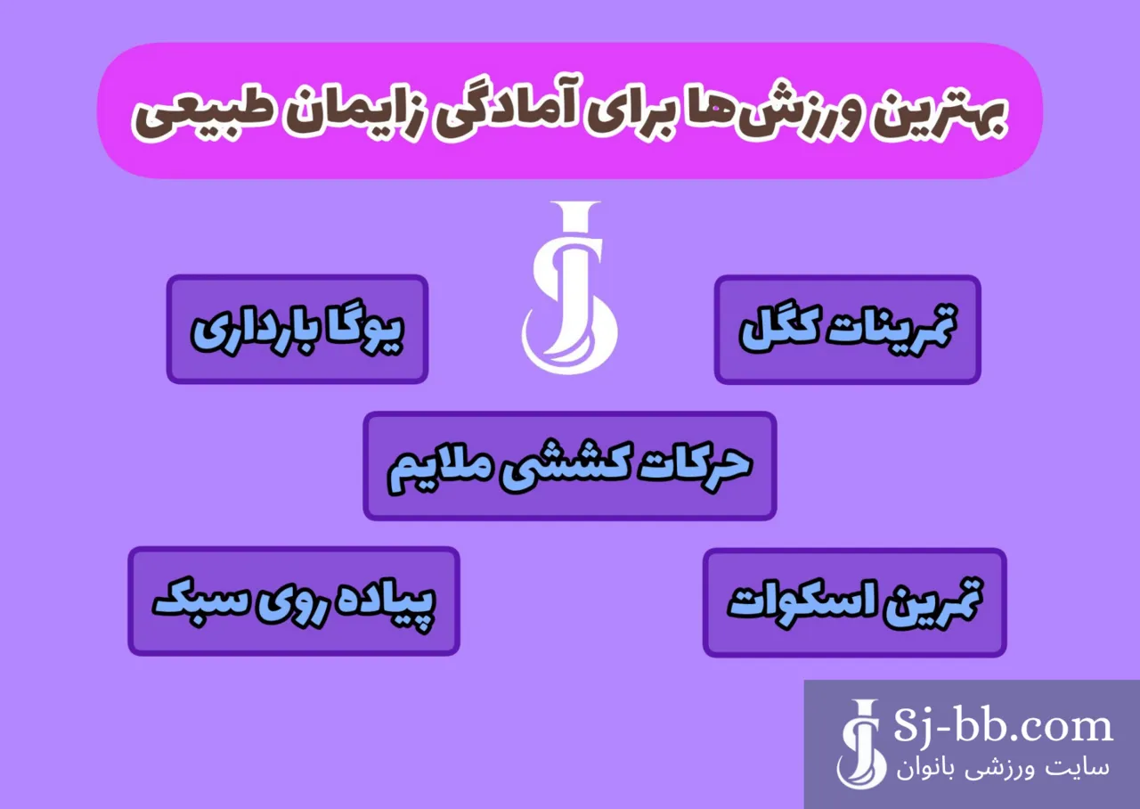 بهترین ورزش‌ها برای آمادگی زایمان طبیعی