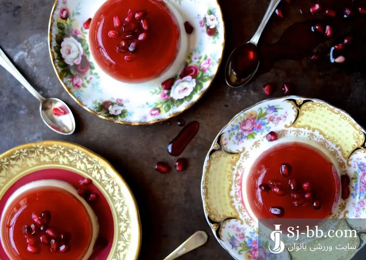 ژله انار رژیمی