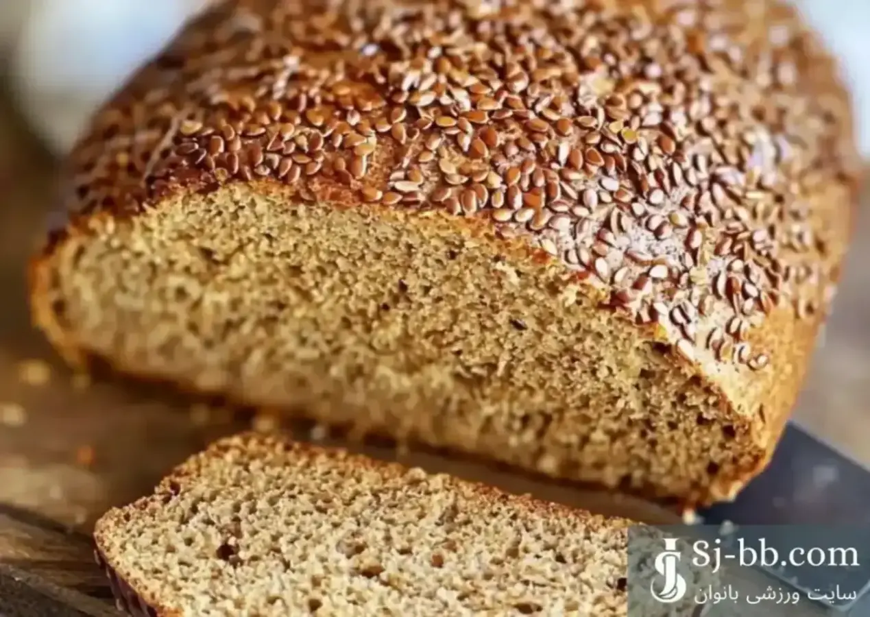 نان رژیمی تخم کتان