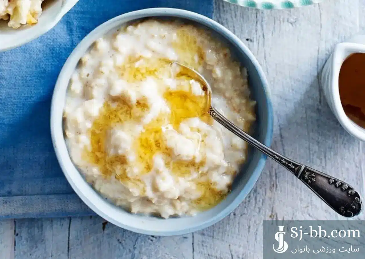 فرنی رژیمی با عسل