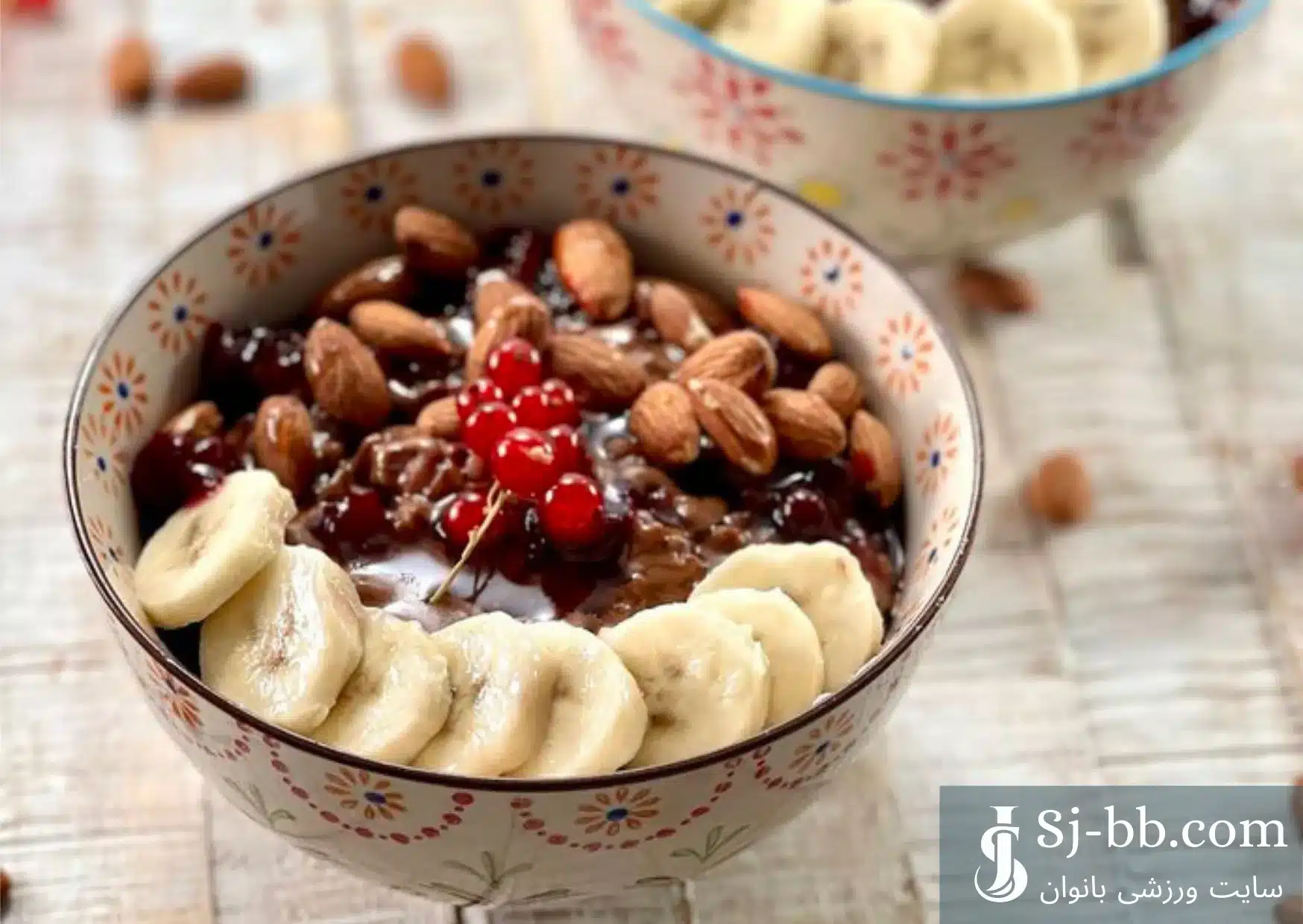 فرنی رژیمی با آرد برنج قهوهای