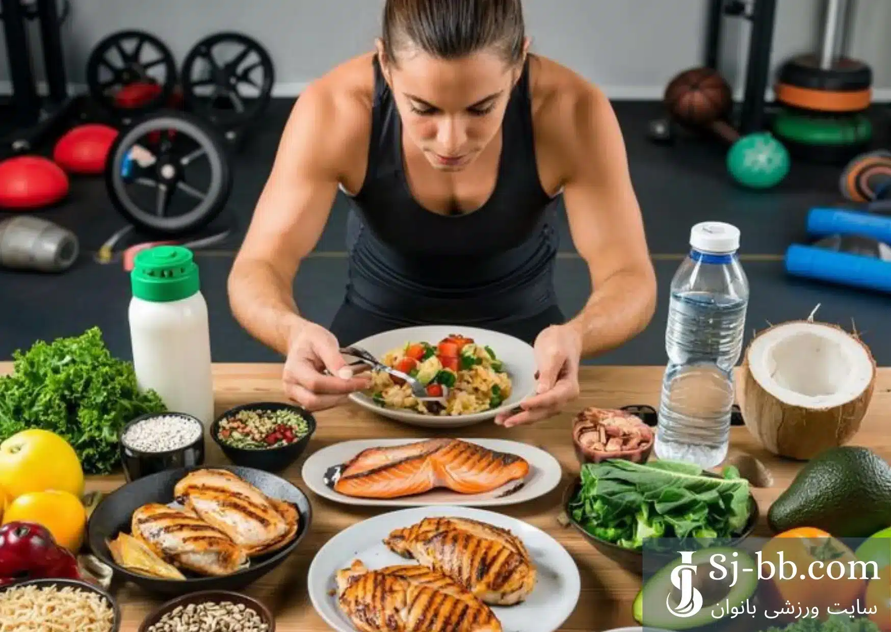 وعده بعد از تمرین با پروتئین و کربوهیدرات برای ریکاوری سریع