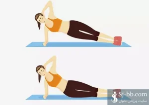 پلانک پهلو متحرک مبتدی